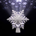 360° Rotating Snowflake LED Projector Christmas Tree Star Topper - Front Main Product View | Jolly Wonderland Australia