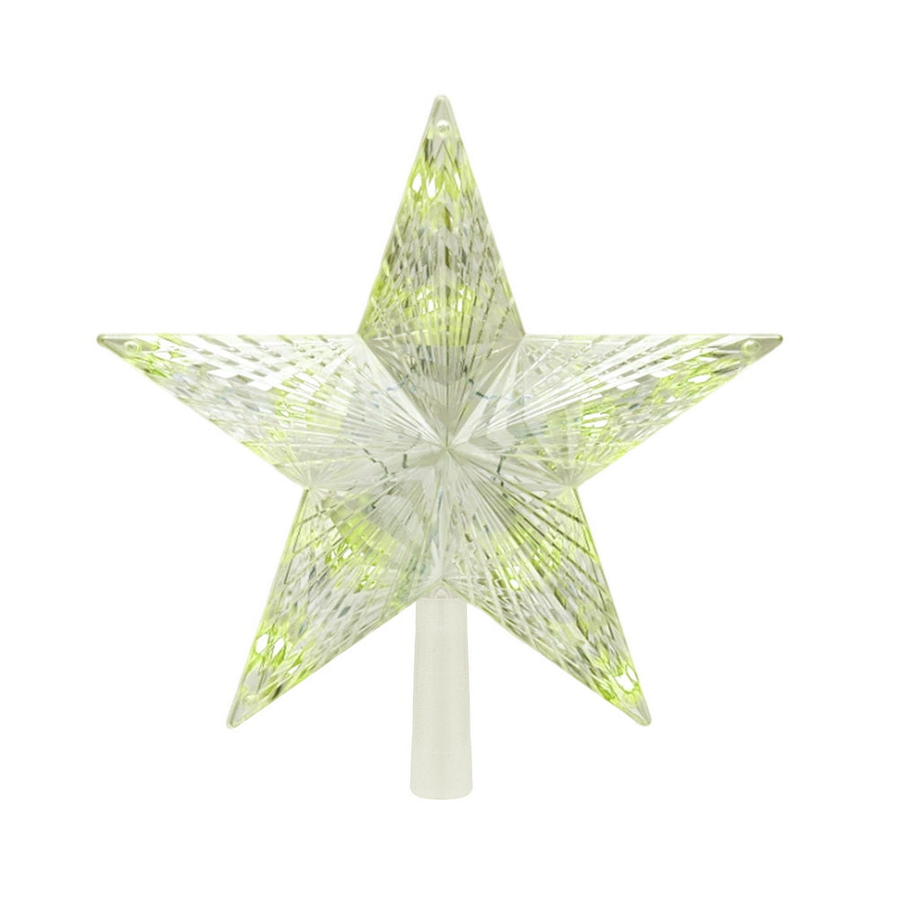 App-Controlled RGB LED Christmas Tree Star Topper (80 Modes) - Front Main Product View | Jolly Wonderland Australia