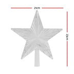 App-Controlled RGB LED Christmas Tree Star Topper (80 Modes) - Night-Time LED Illumination Glow View | Jolly Wonderland Australia