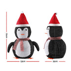 70cm Pop-Up 3D LED Christmas Penguin Display (45 LEDs, 8 Modes) - Complete Package Contents & Accessories View | Jolly Wonderland Australia