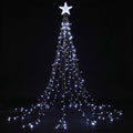 2.5m Star Topper Waterfall Christmas Tree Fairy Lights (300 LEDs) - Front Main Product View | Jolly Wonderland Australia
