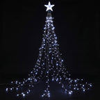 2.5m Star Topper Waterfall Christmas Tree Fairy Lights (300 LEDs) - Front Main Product View | Jolly Wonderland Australia