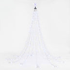 2.5m Star Topper Waterfall Christmas Tree Fairy Lights (300 LEDs) - Australian Garden & Living Room Lifestyle Setup | Jolly Wonderland Australia
