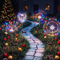 4-Pack Solar Firework Christmas Pathway Garden Lights 480 LEDs - Main Studio Product View - Jolly Wonderland Australia